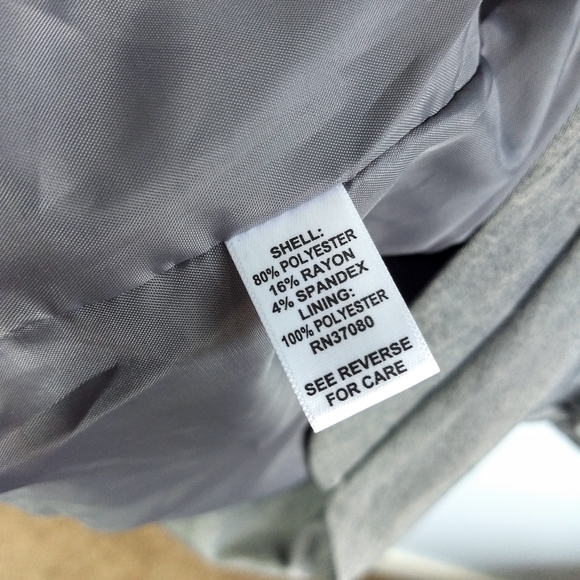 Cato Woman Grey Blazer w/ Ruched Sleeves - Picture 3 of 7